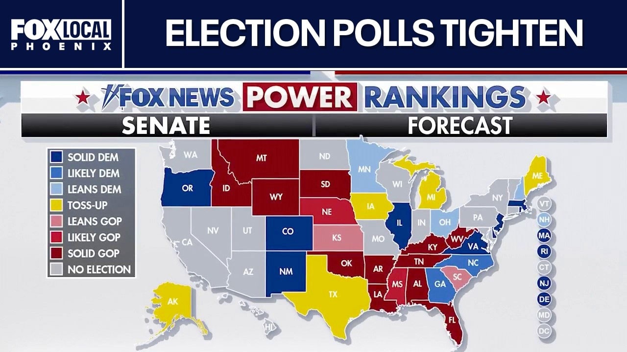 Midterm election polls show tight races in several states