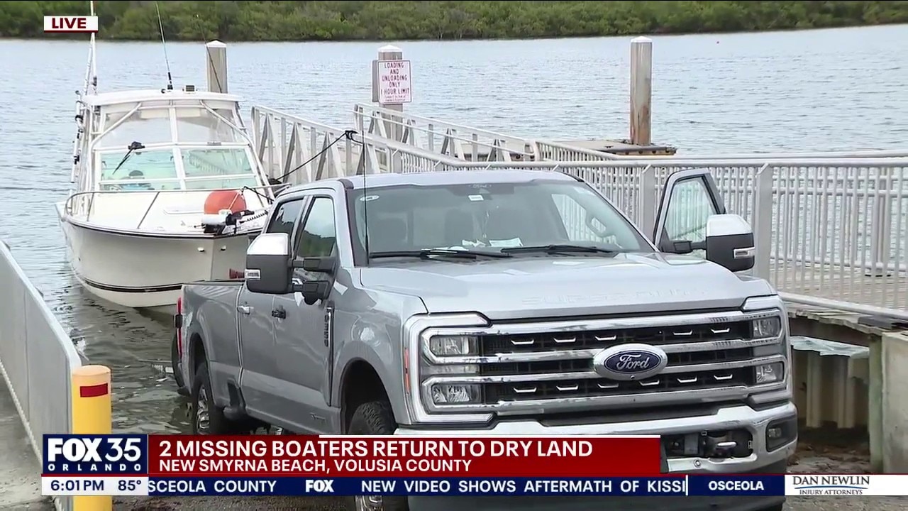 2 missing boaters return to dry land after being stranded at sea