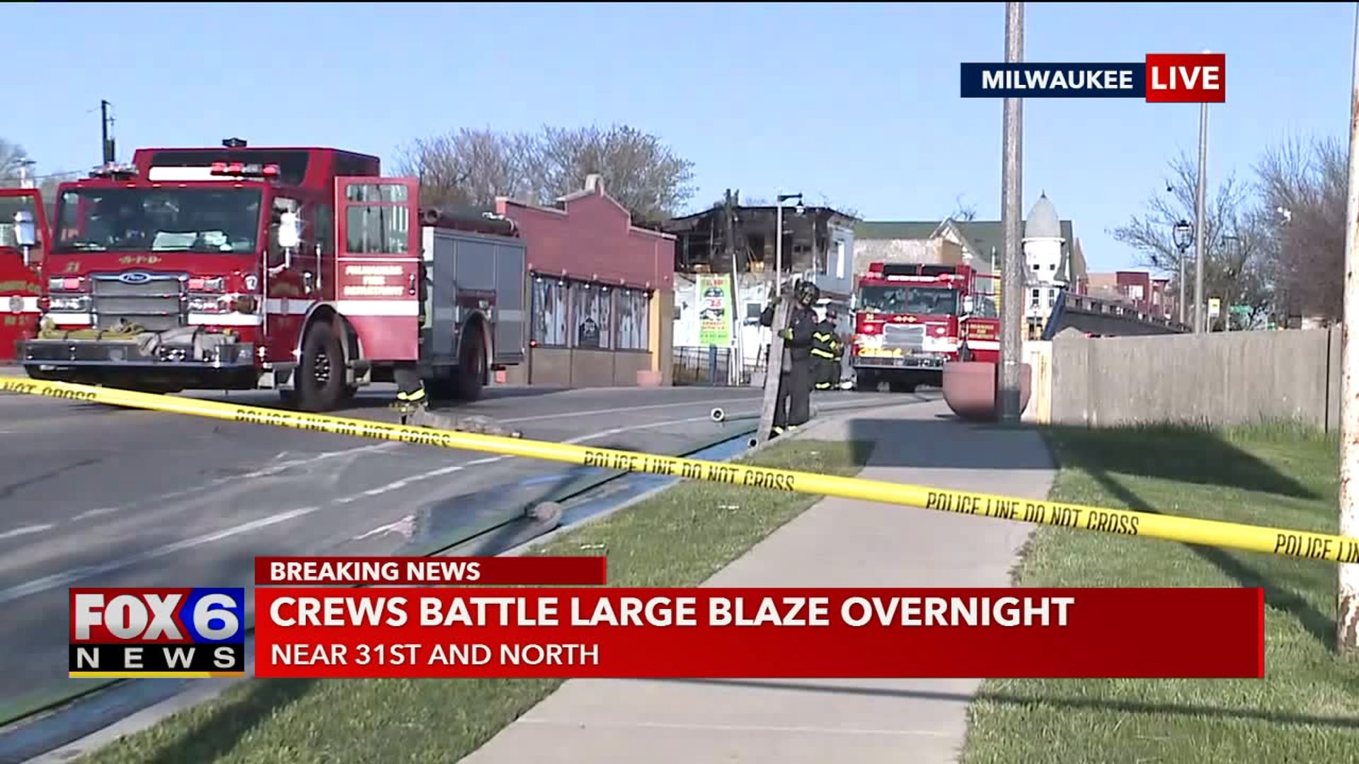 3 buildings damaged by fire
