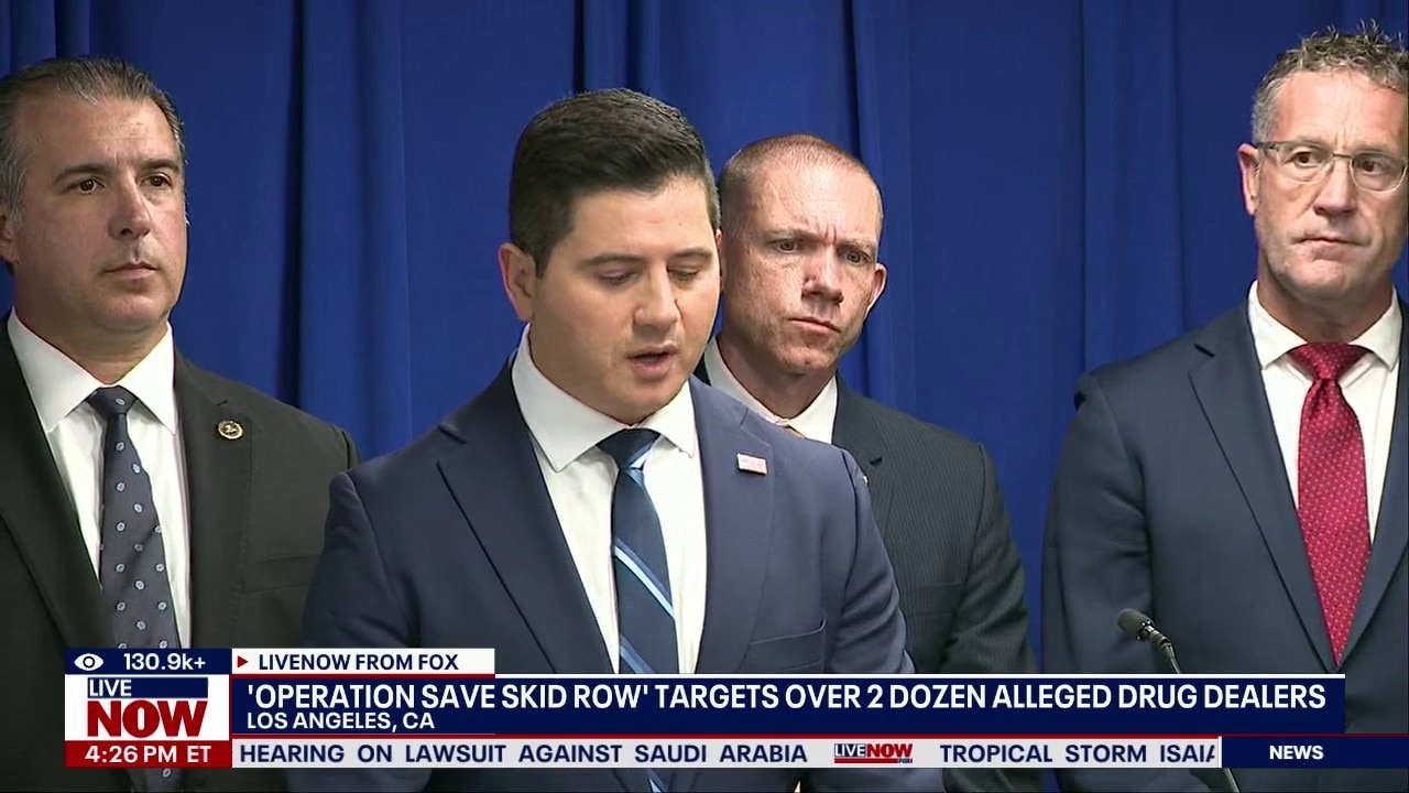 DOJ 'Skid Row Operation,' leading to multiple arrests