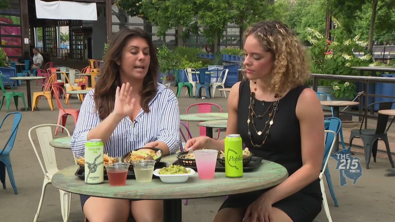 Garden at Cherry Street Pier: Enjoy beer with a waterfront view