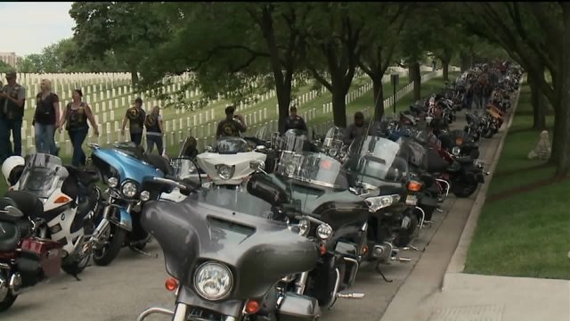 Vets from around the country ride in to MKE for national convention
