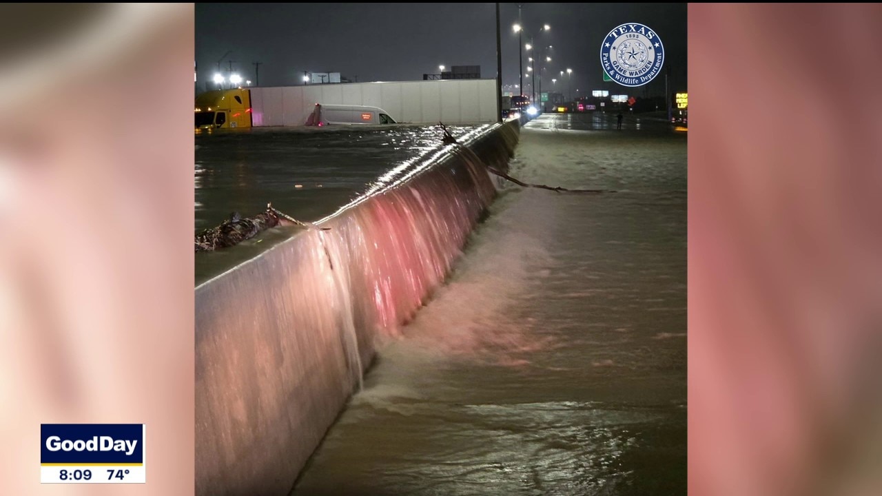 Flash flooding strands drivers on I-35 in Waco
