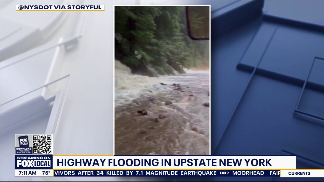 Flash flooding in upstate New York