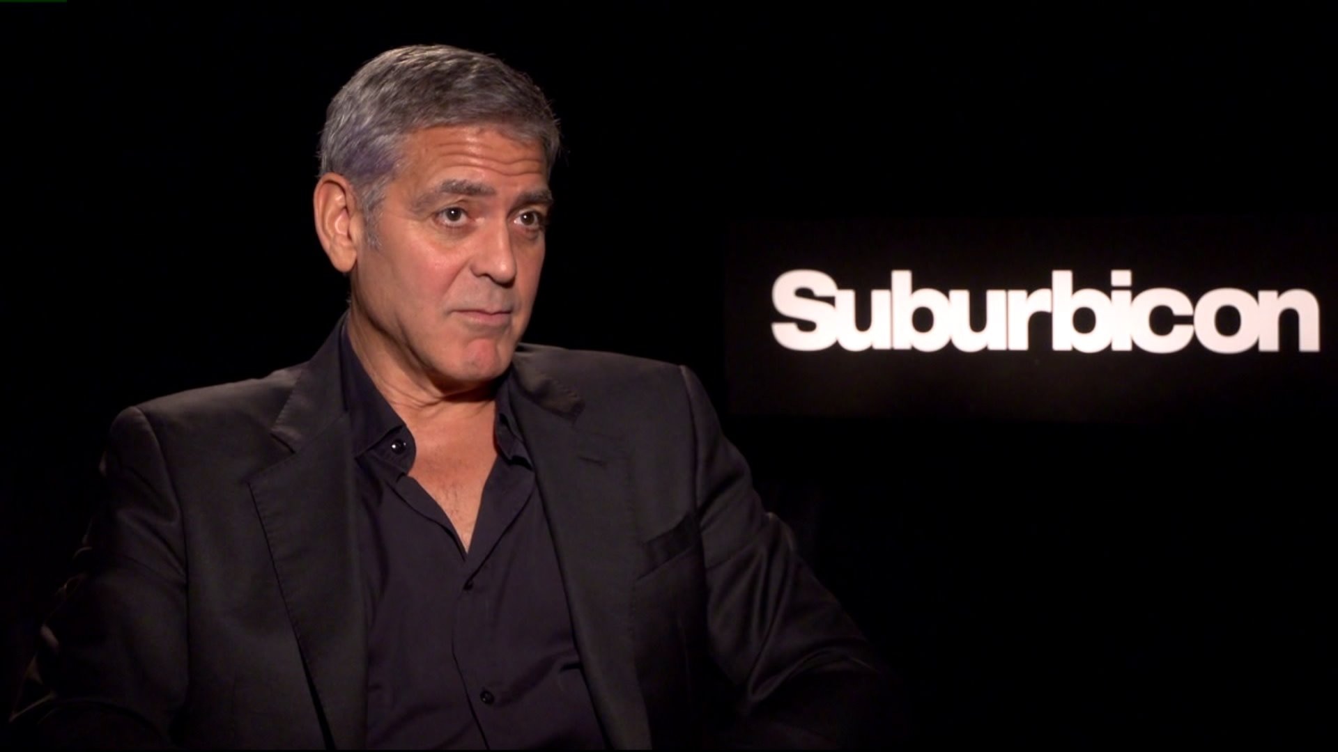 Gino talks with George Clooney about the new movie "Suburbicon"