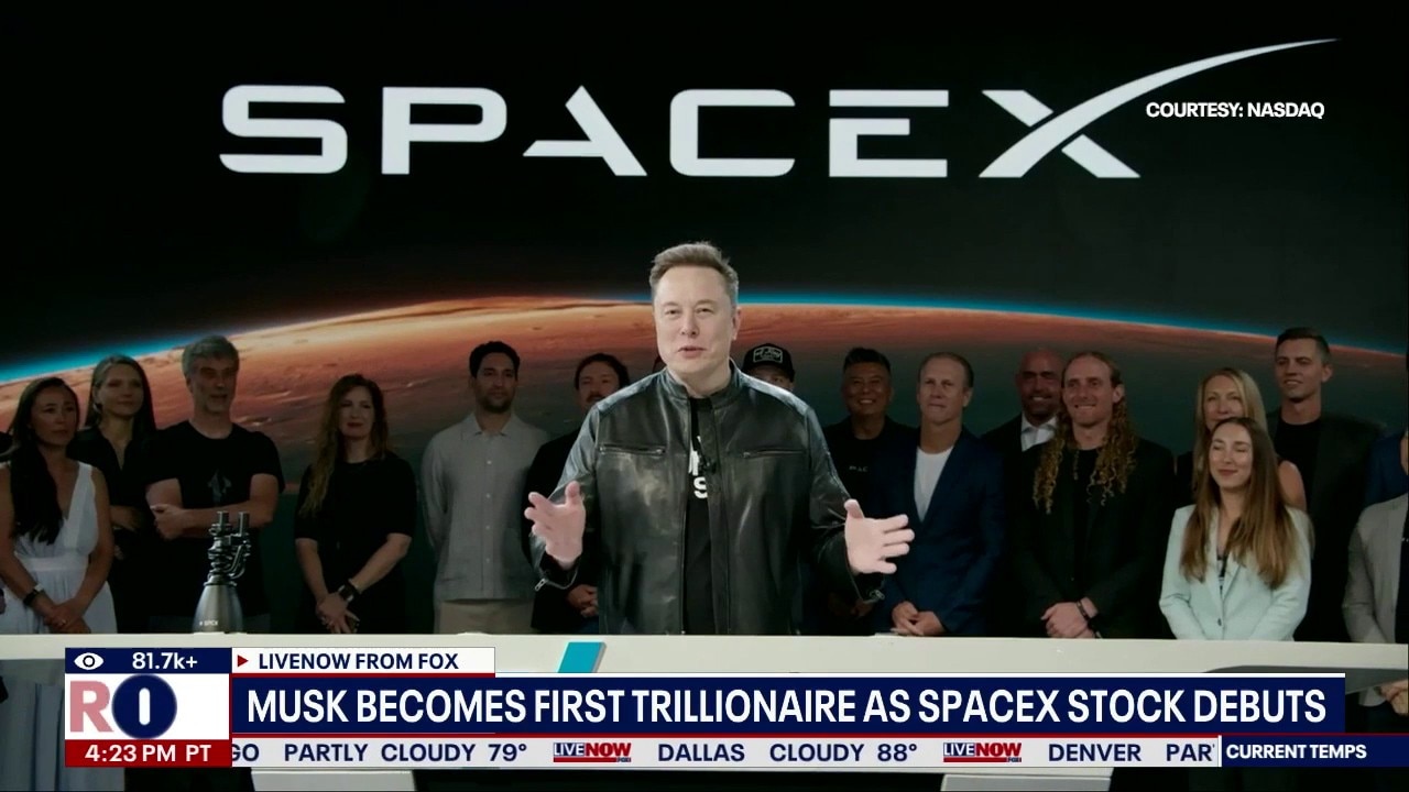 SpaceX IPO: Elon Musk becomes first trillionaire