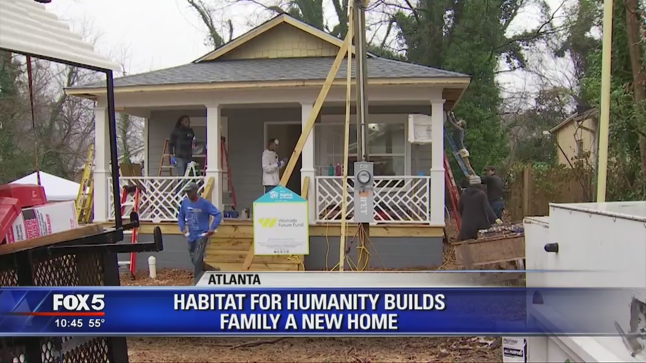 Habitat for Humanity builds family a new home