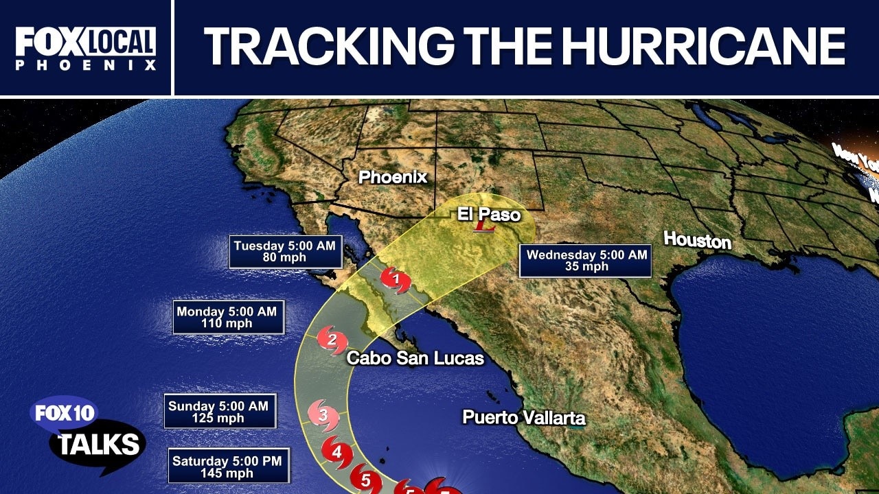 Hurricane Polo update; vehicle goes in canal | FOX 10 Talks