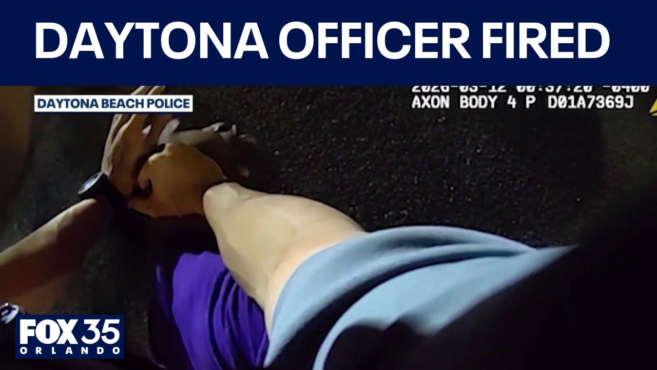 Daytona Beach officer fired after viral open container arrest