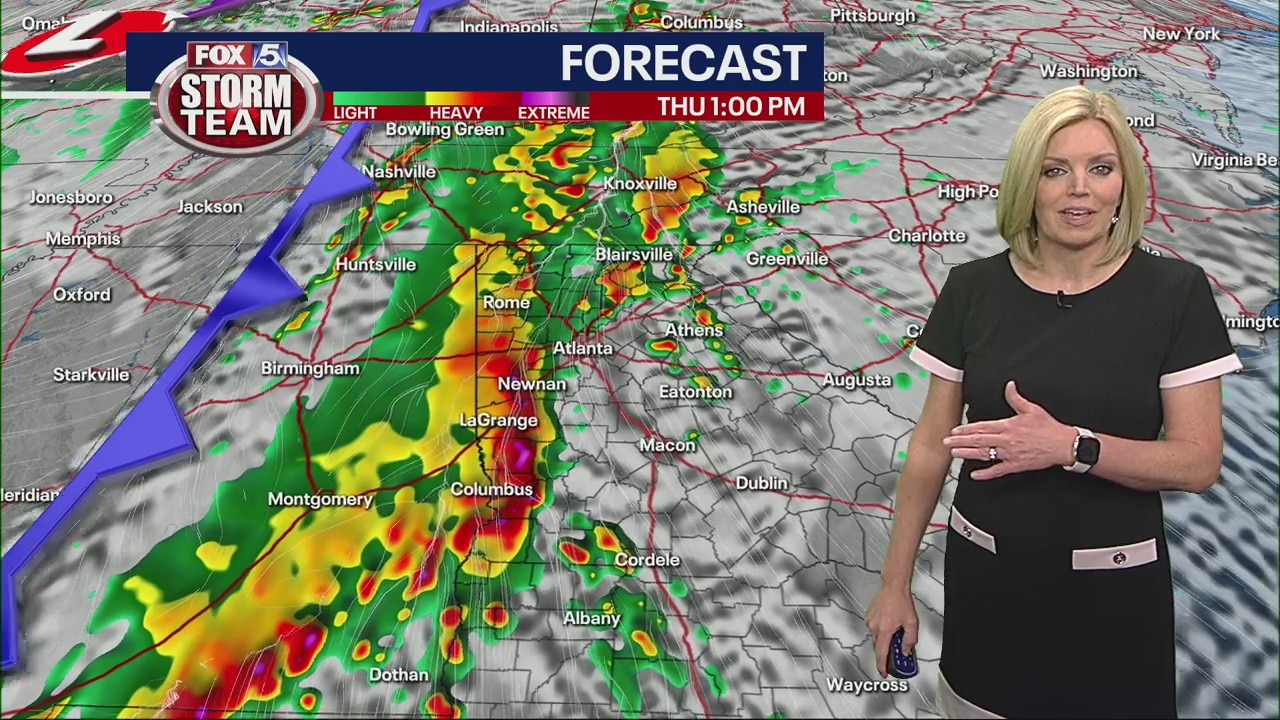 Thursday morning weather forecast