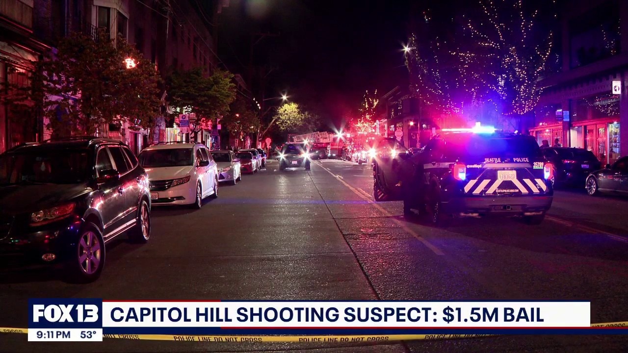 Capitol Hill triple shooting suspect held on $1.5 million bail