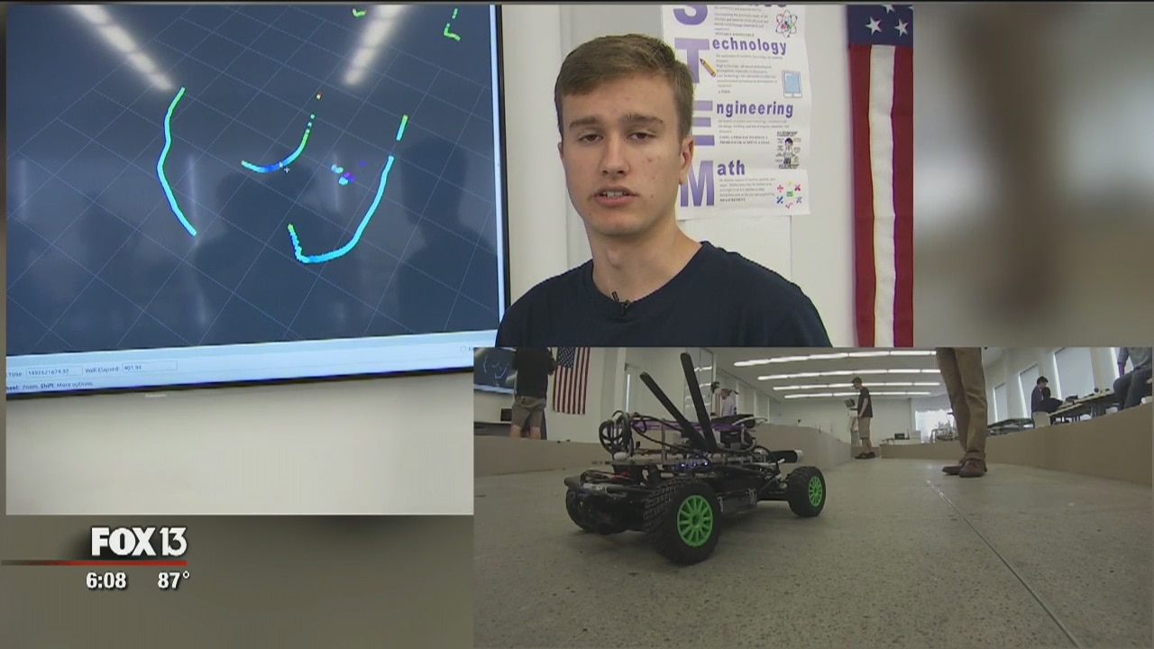 FL Polytech students focus on driver-less cars