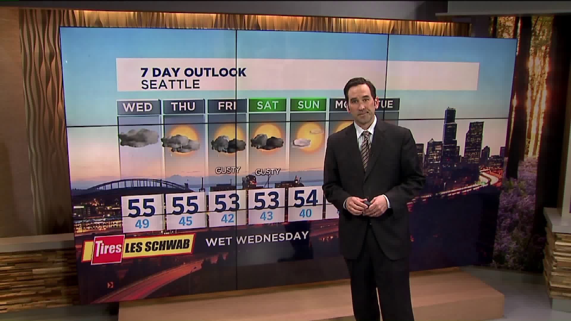 Q13 News evening weather forecast
