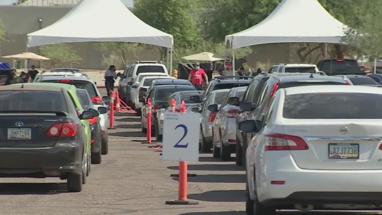 Dozens receive free COVID-19 testing at Desert Park West in Phoenix