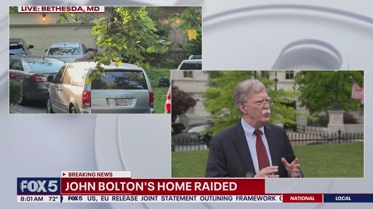 Agents search home of ex-Trump adviser John Bolton, AP source