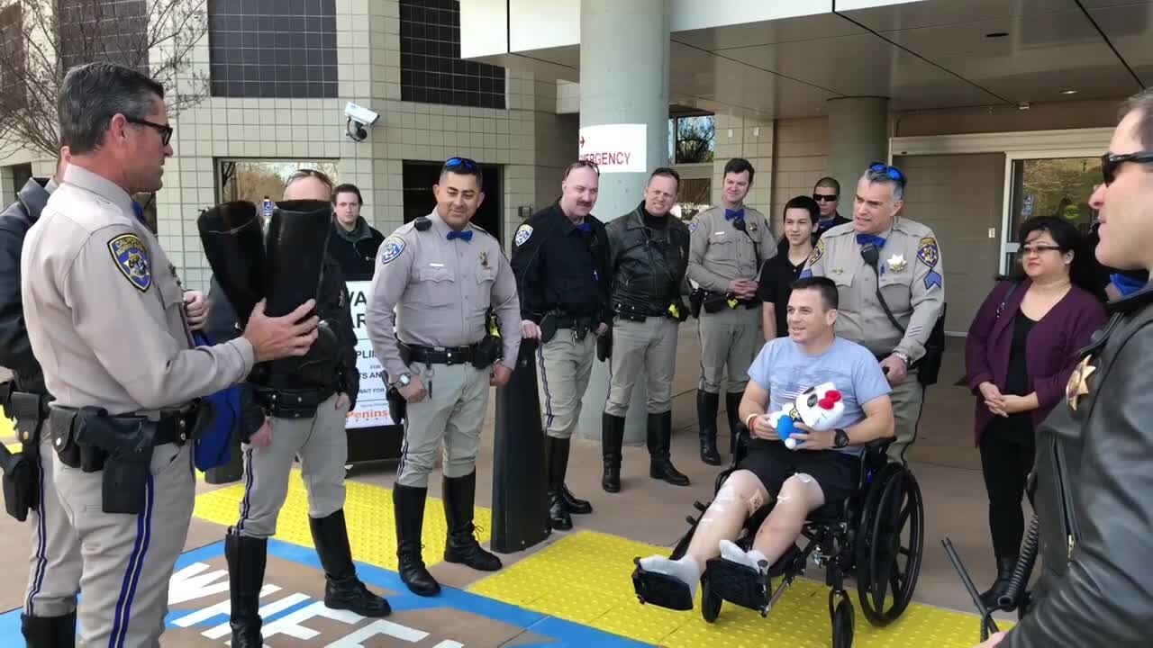 Ofc. Lendway Goes Home