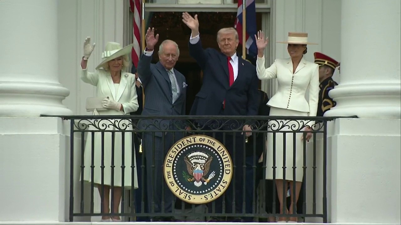 Trumps welcome King Charles, Queen Camilla to White House: 'My mother had a crush on Charles'
