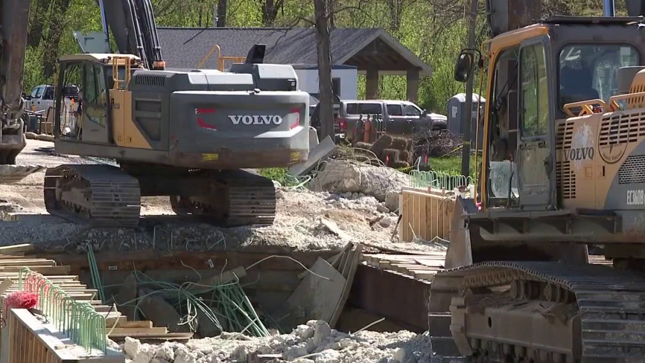 Bridge collapses in Oconomowoc