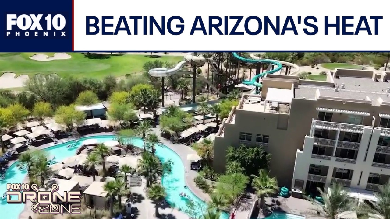 AquaRidge Water Park at the JW Marriott Phoenix Desert Ridge | Drone Zone