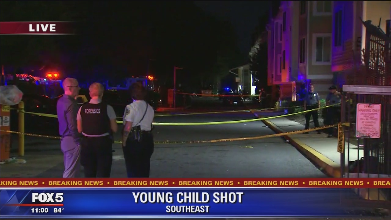Girl shot in Southeast DC, police say