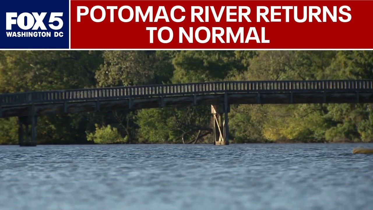 Potomac River returned to normal months after a sewer line collapse, DC Water says