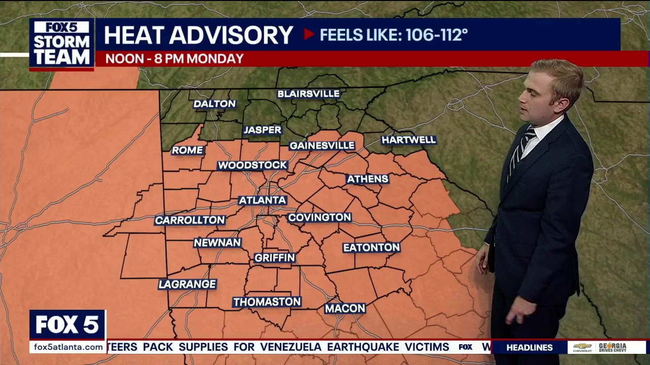 Monday morning weather forecast