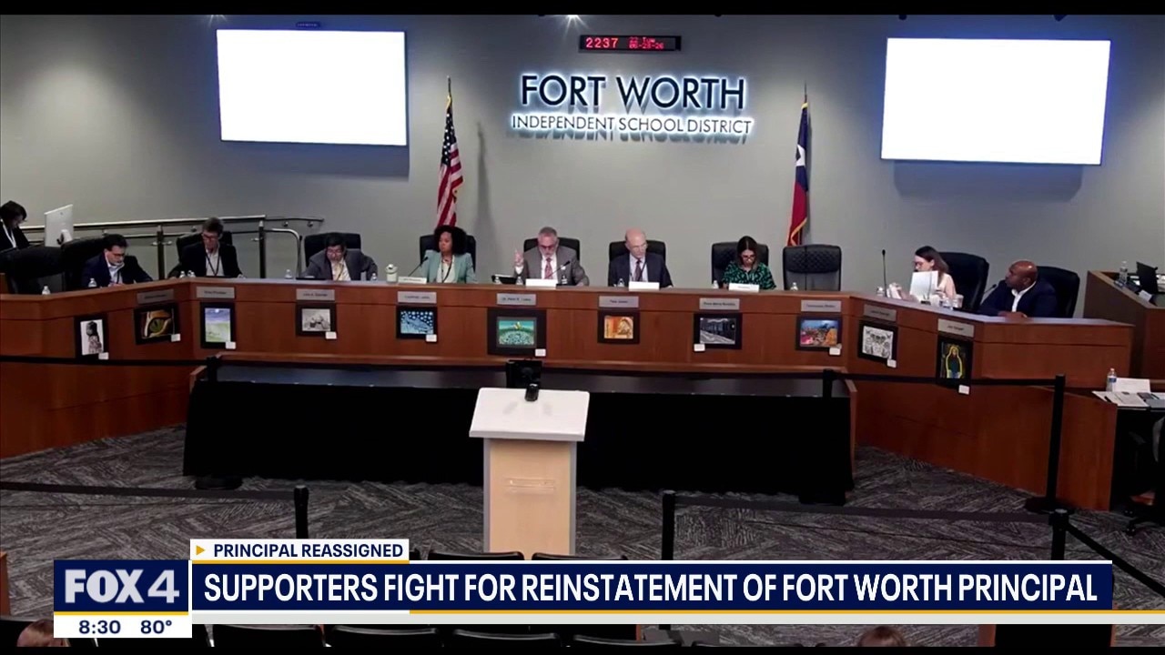 Supporters fight for reinstatement of Fort Worth principal