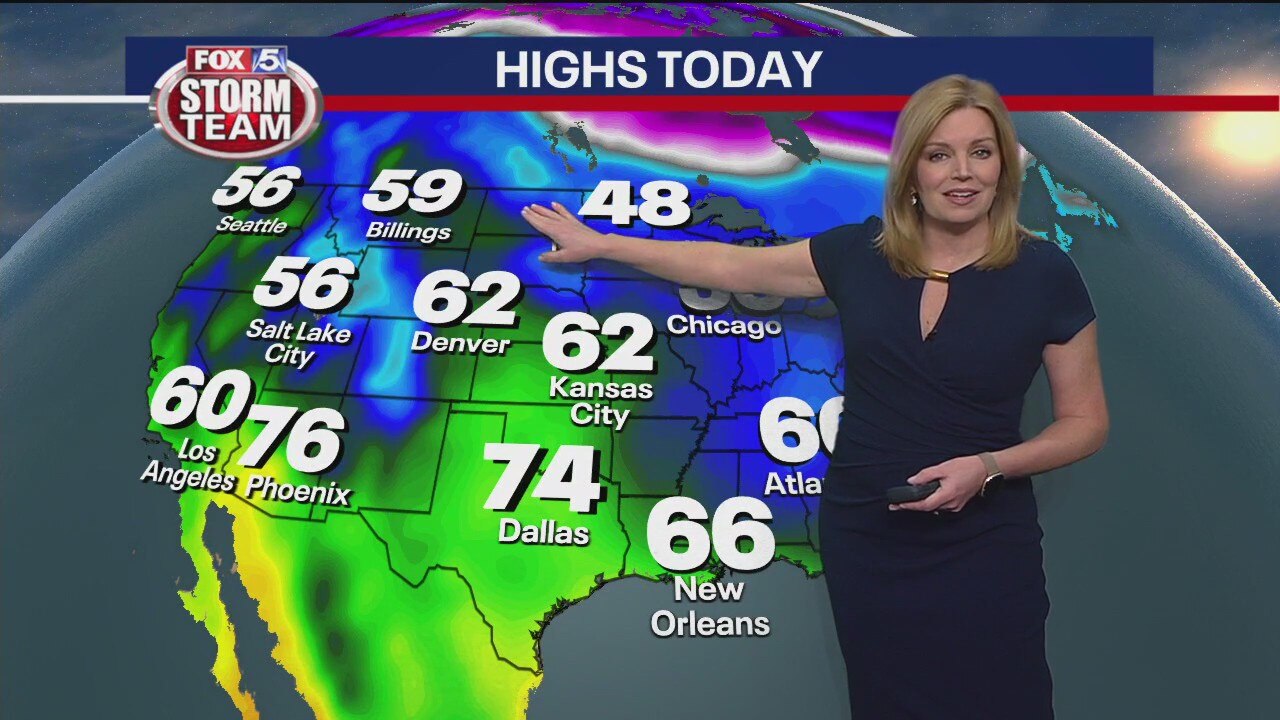 Thursday morning weather forecast