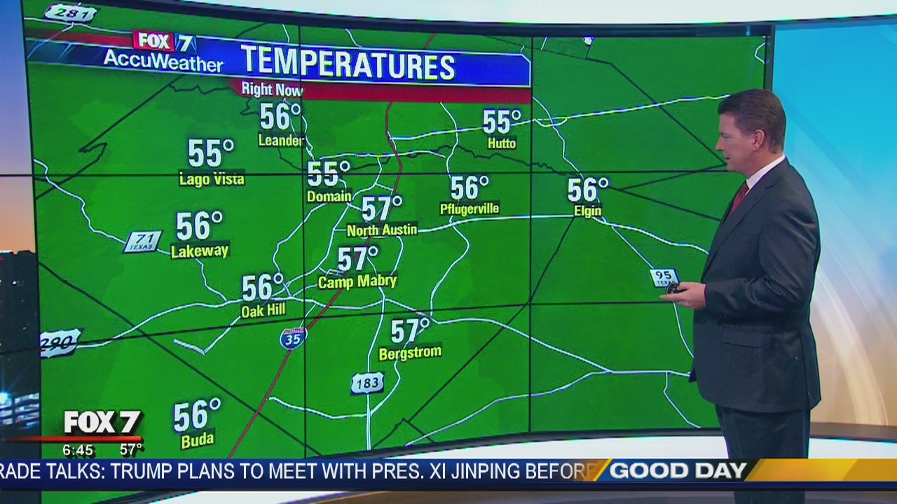 Morning weather forecast for February 1