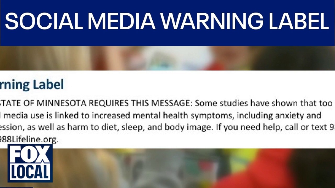 Minnesota social media warning label law blocked: Big tech sues to stop enforcement