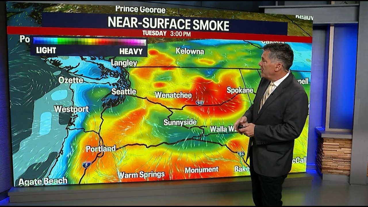 Seattle weather: Heat advisory and wildfire smoke