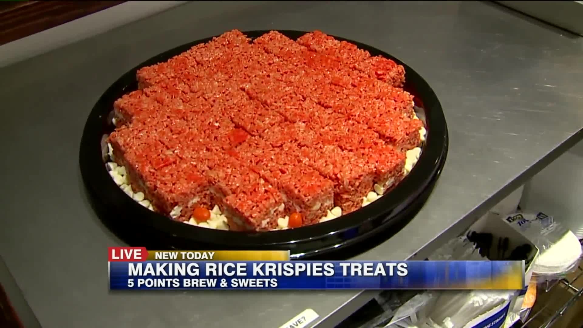 Making rice krispies treats