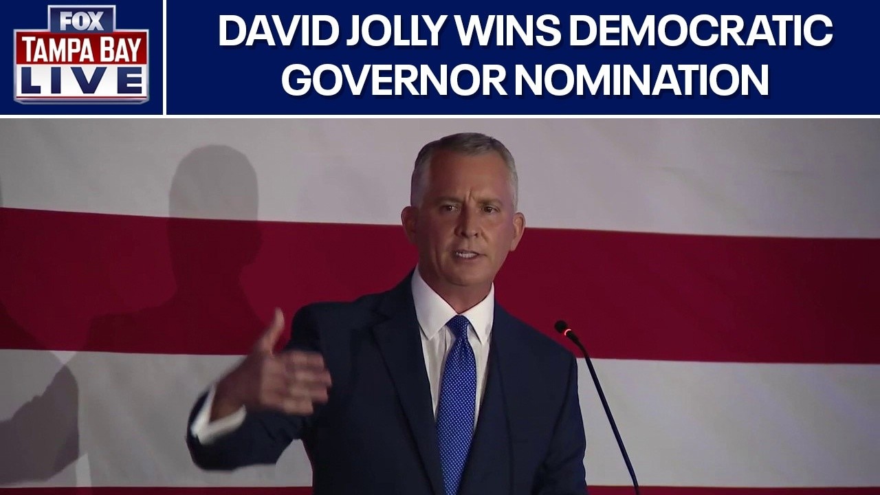 David Jolly speaks after democratic nomination