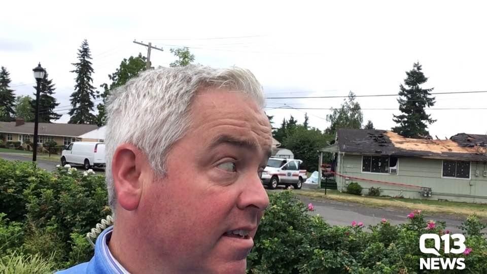 Duplex fire in Renton