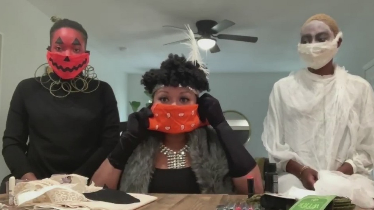 DIY Halloween costumes with masks