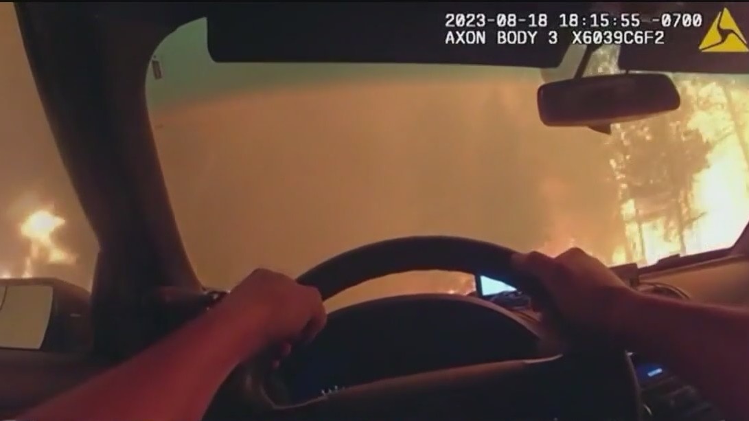 Across America: Deputy drivers through wildfire