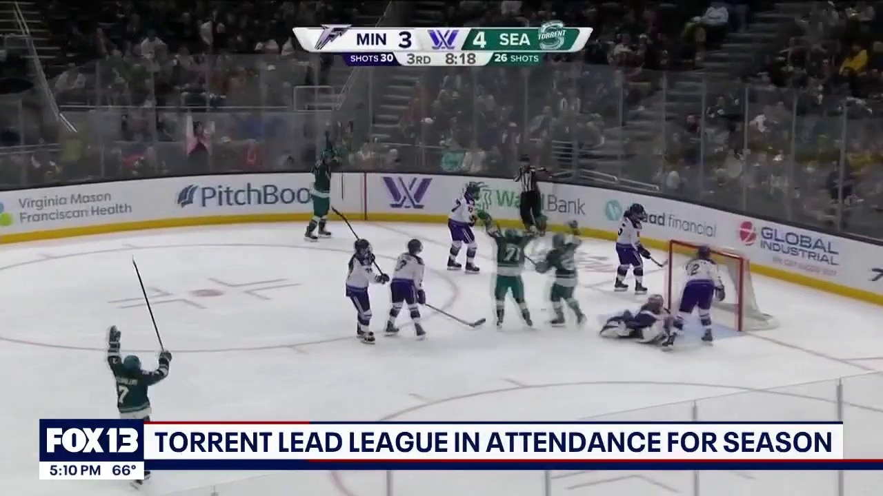 Seattle Torrent closes inaugural PWHL season with attendance record