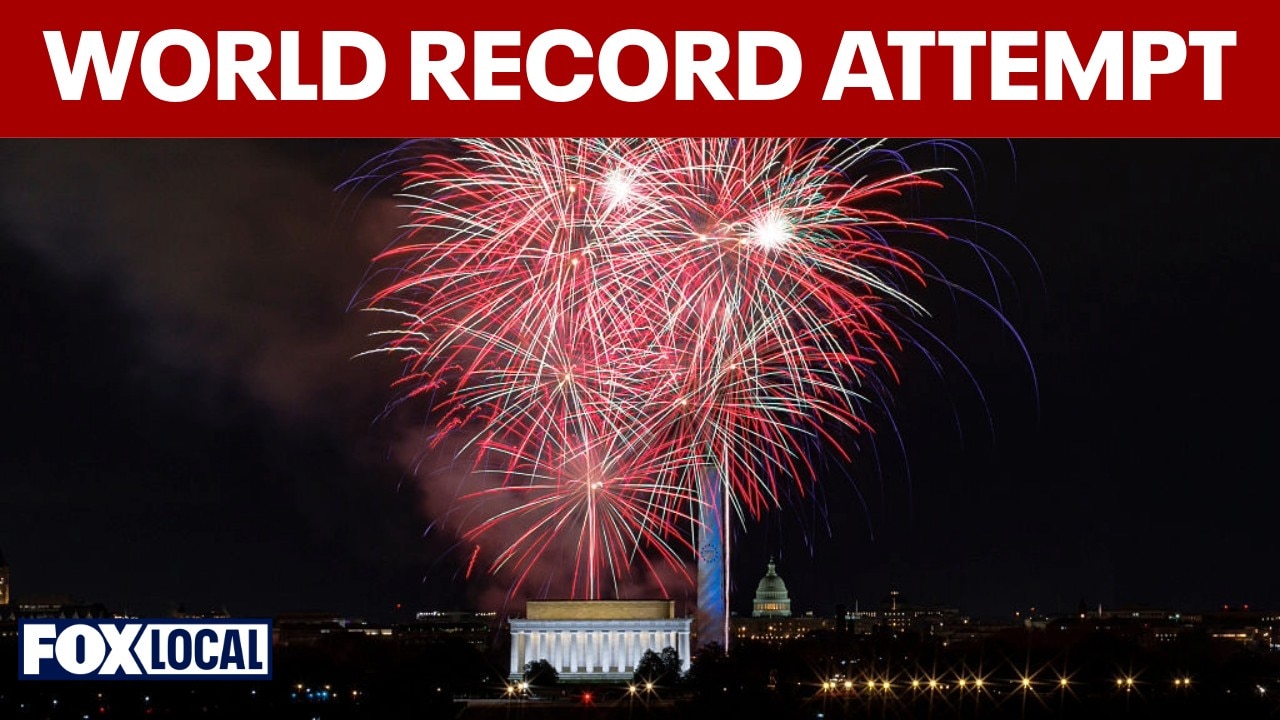 Fourth of July fireworks on National Mall could break world record