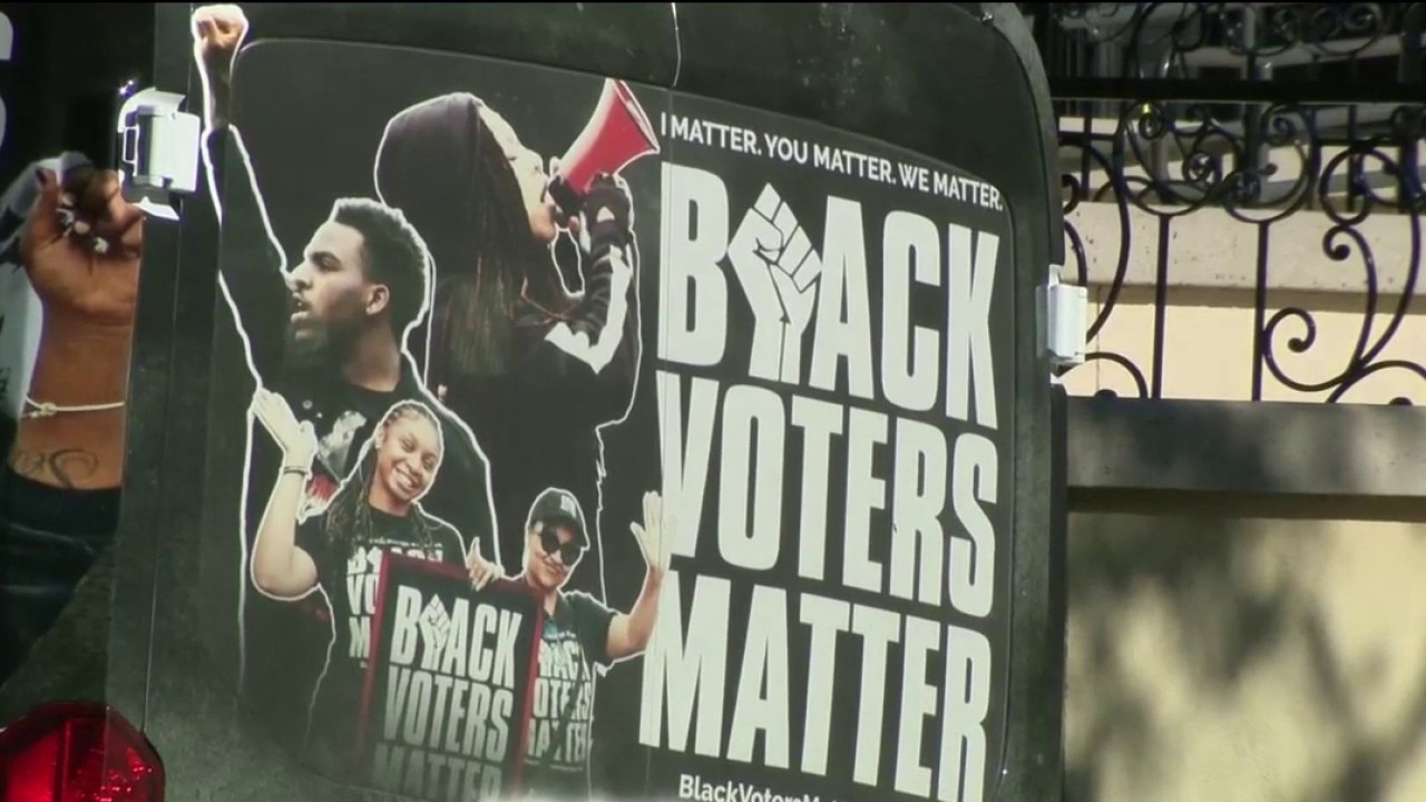 Georgia protesters march against new voting maps