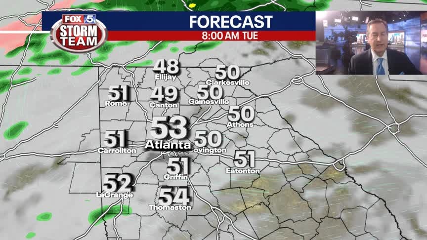 Monday Evening Weather Update