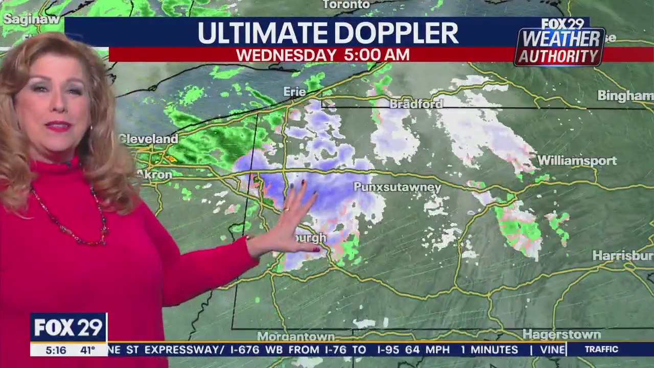 Weather Authority: Wednesday, 5 a.m. forecast