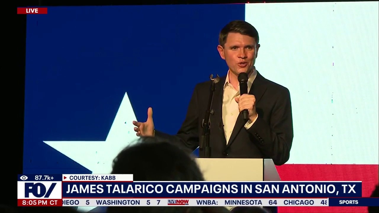 James Talarico campaigns in San Antonio, TX