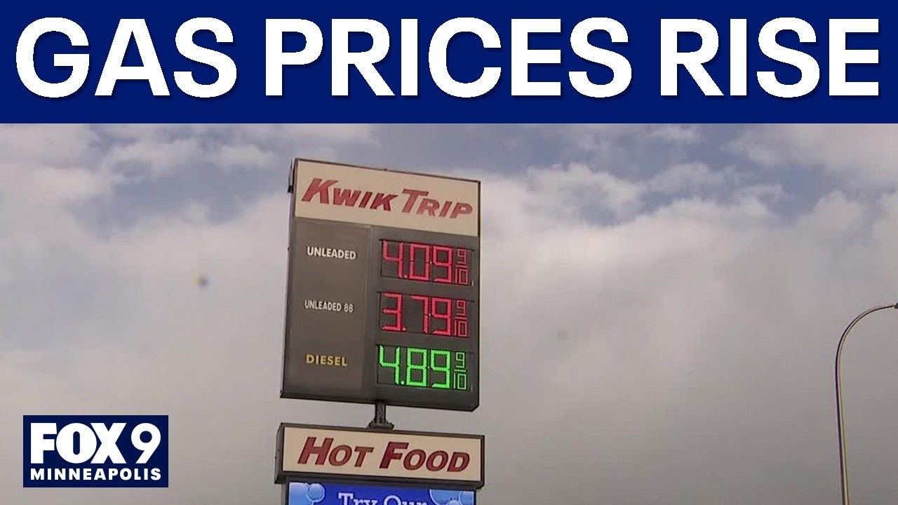 Gas tops $4 a gallon in parts of MN