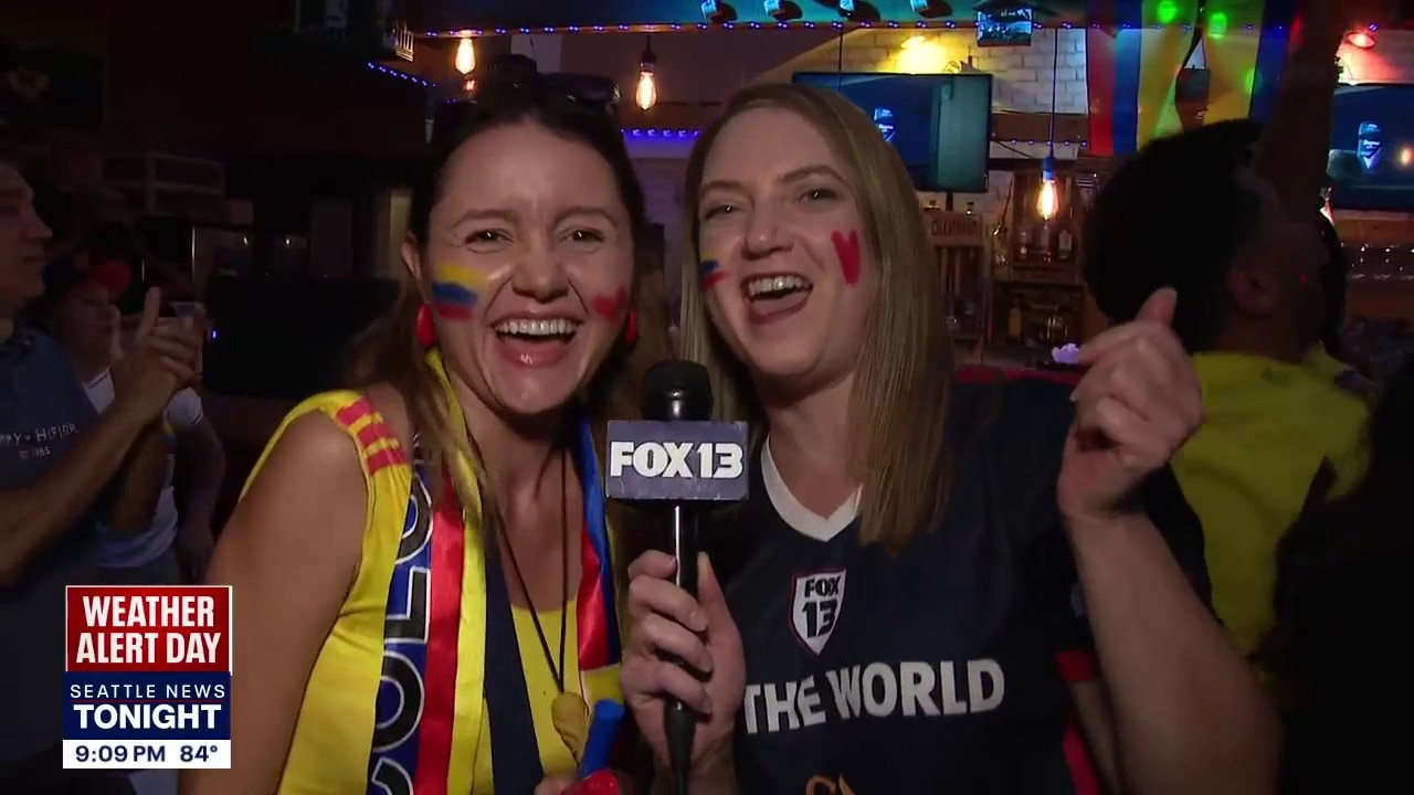 Columbia fans celebrate World Cup match win in Seattle