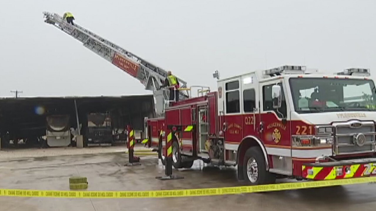 RVs and boats destroyed in mysterious Christmas morning fire in Pflugerville