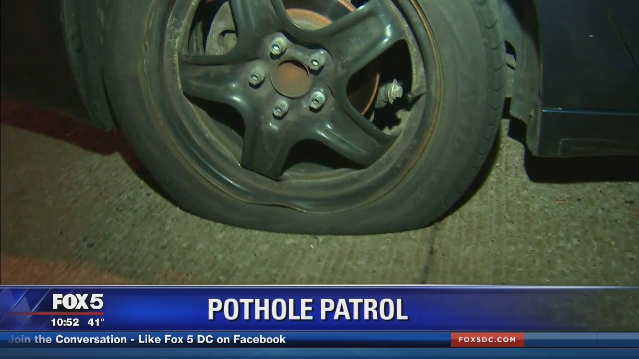 Winter weather causing many potholes on the roads