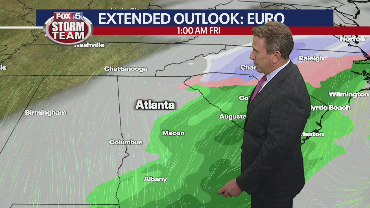 Sunday evening forecast