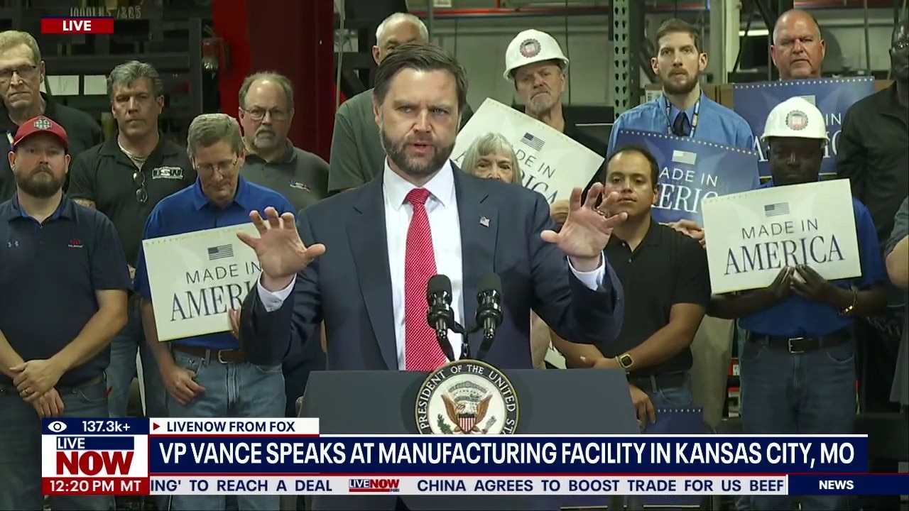 VP Vance delivers remarks in Missouri