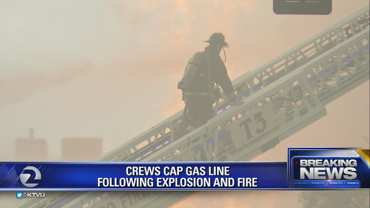 No injuries, everyone accounted for in San Francisco gas line explosion, fire