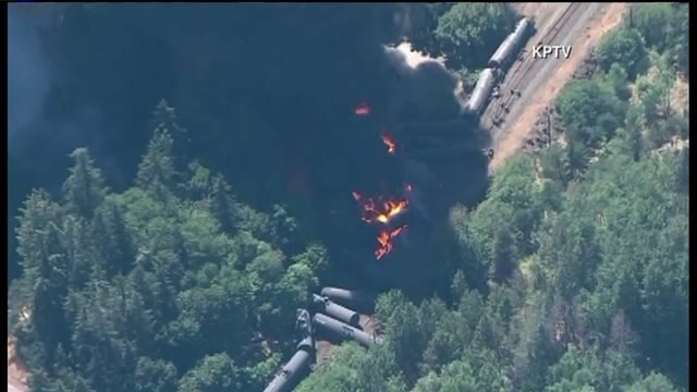 Oil train crash impacts
